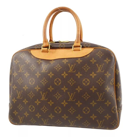 LOUIS VUITTON DEAUVILLE BOWLING VANITY HANDBAG MONOGRAM - Picture 8 of 11